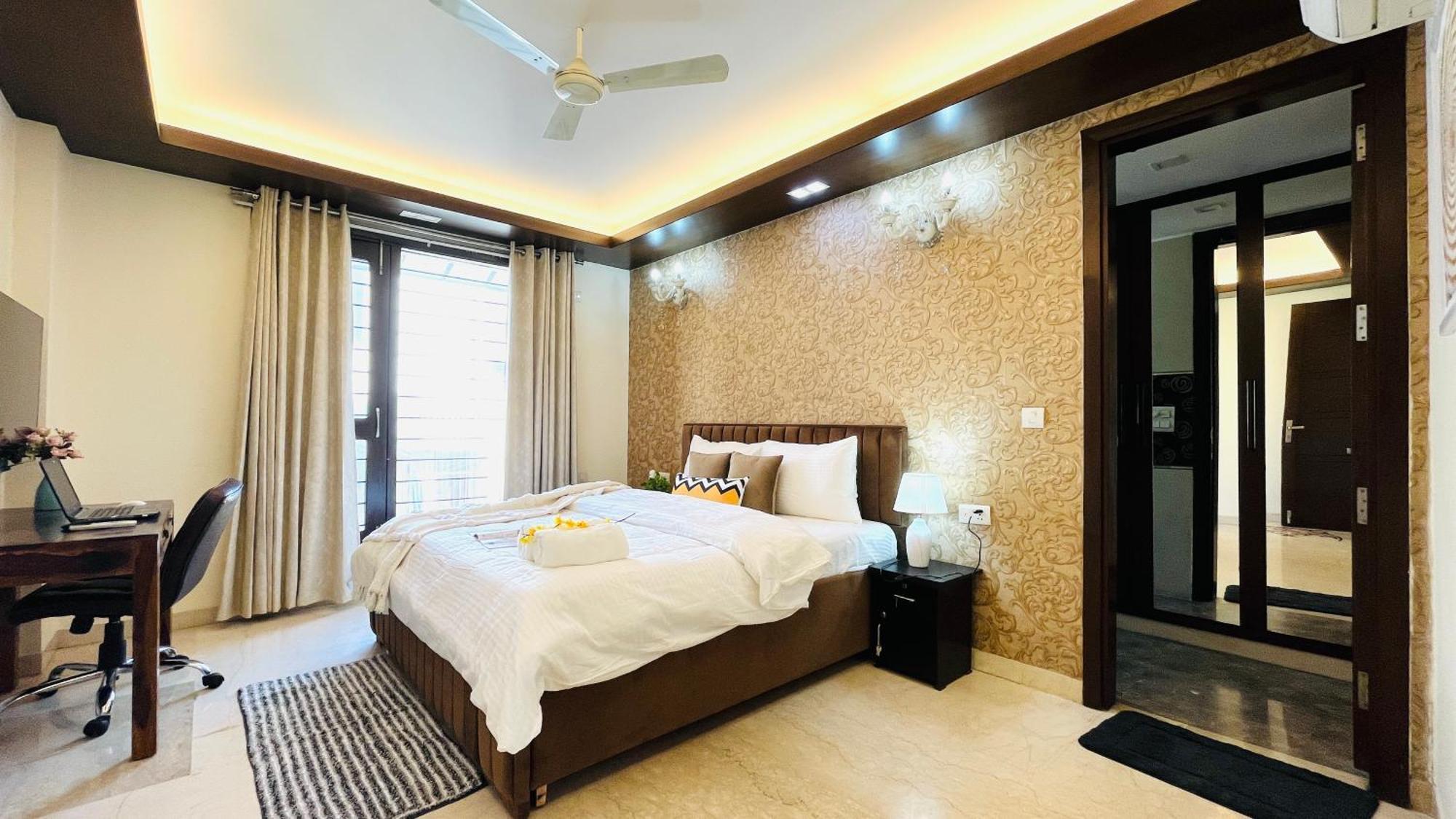 Olive Serviced Apartments - Defence Colony Нью-Делі Номер фото